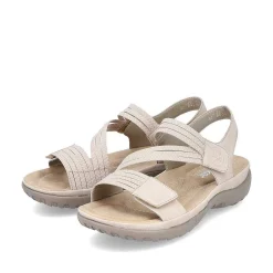 Rieker Women'S Strappy Sandals Light Beige