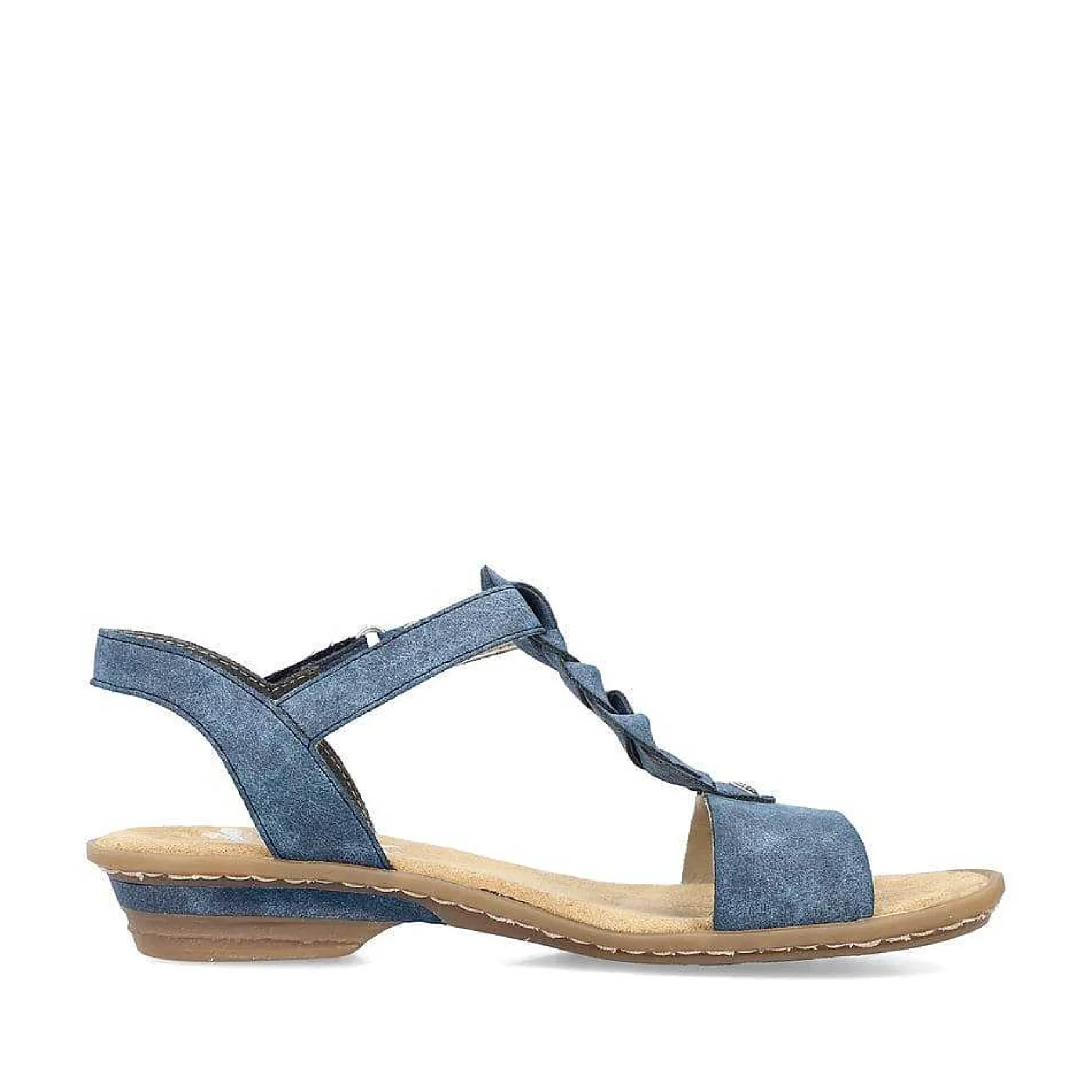 Rieker Women'S Strappy Sandals Pacific Blue