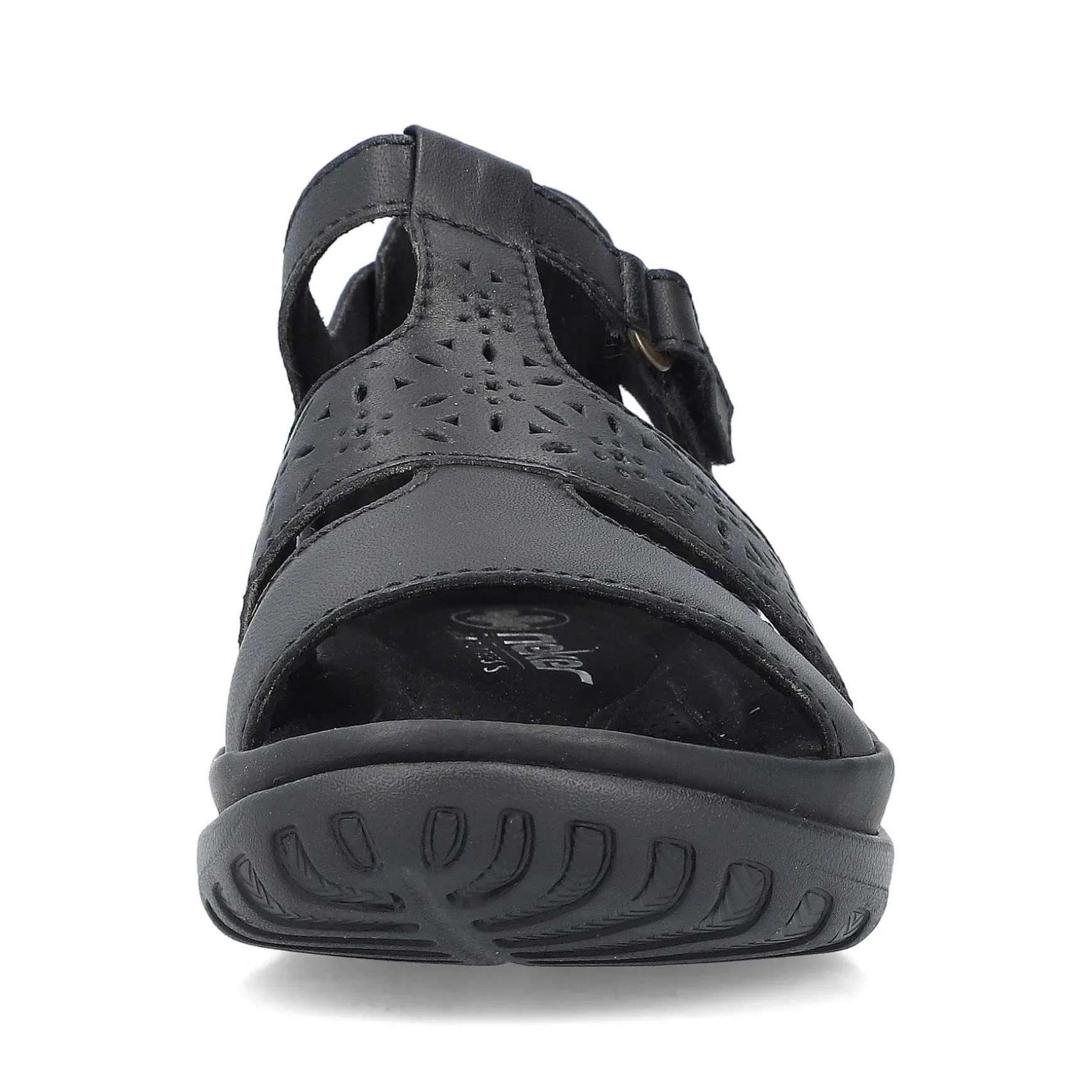 Rieker Women'S Strappy Sandals Glossy Black