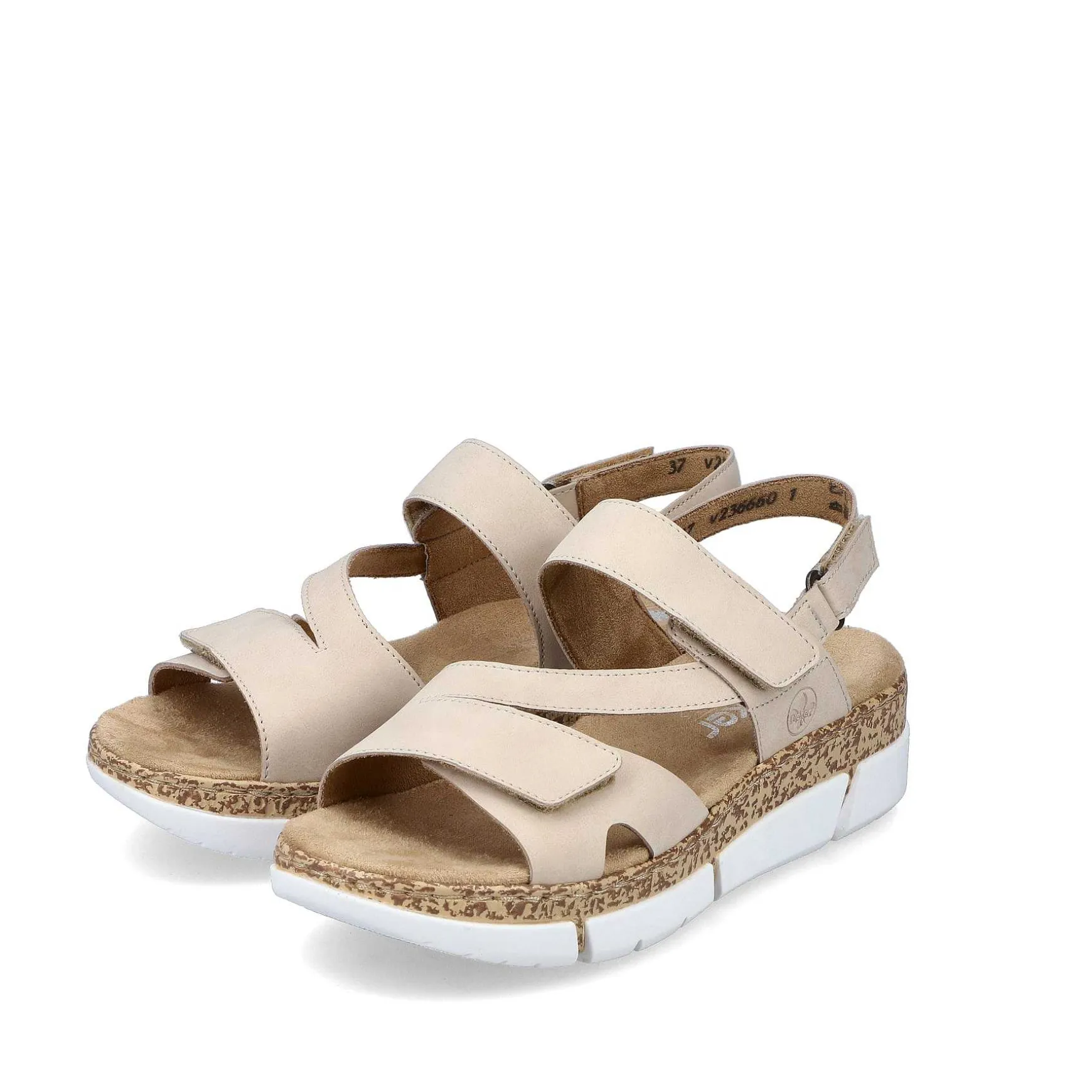 Rieker Women'S Strappy Sandals Light Beige