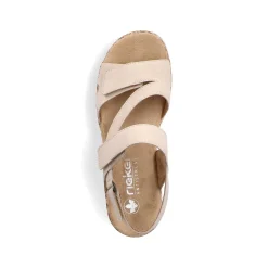 Rieker Women'S Strappy Sandals Light Beige