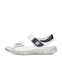 Rieker Women'S Strappy Sandals Edelweis