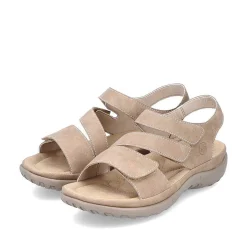 Rieker Women'S Strappy Sandals Beige