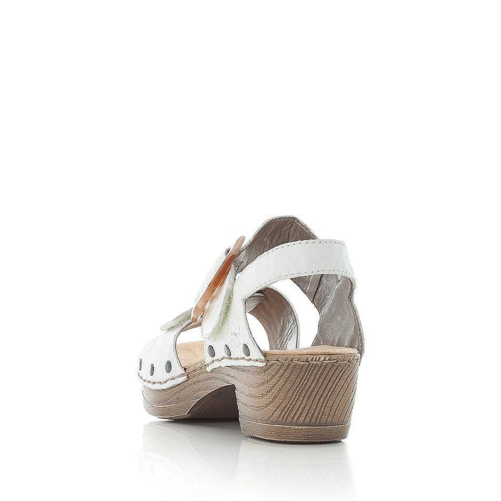 Rieker Women'S Strappy Sandals Pearl White