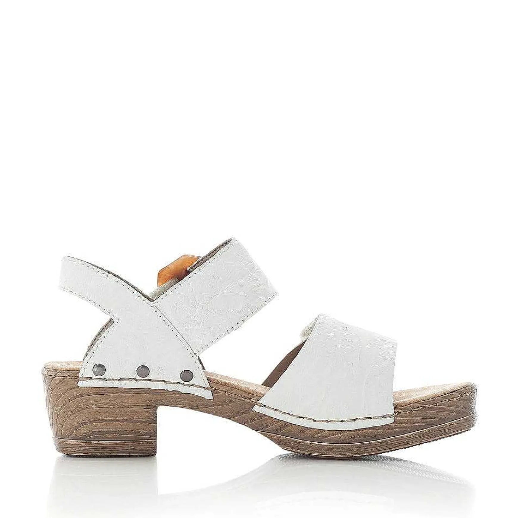 Rieker Women'S Strappy Sandals Pearl White