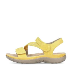 Rieker Women'S Strappy Sandals Lemon Yellow