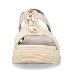 Rieker Women'S Strappy Sandals Light Beige