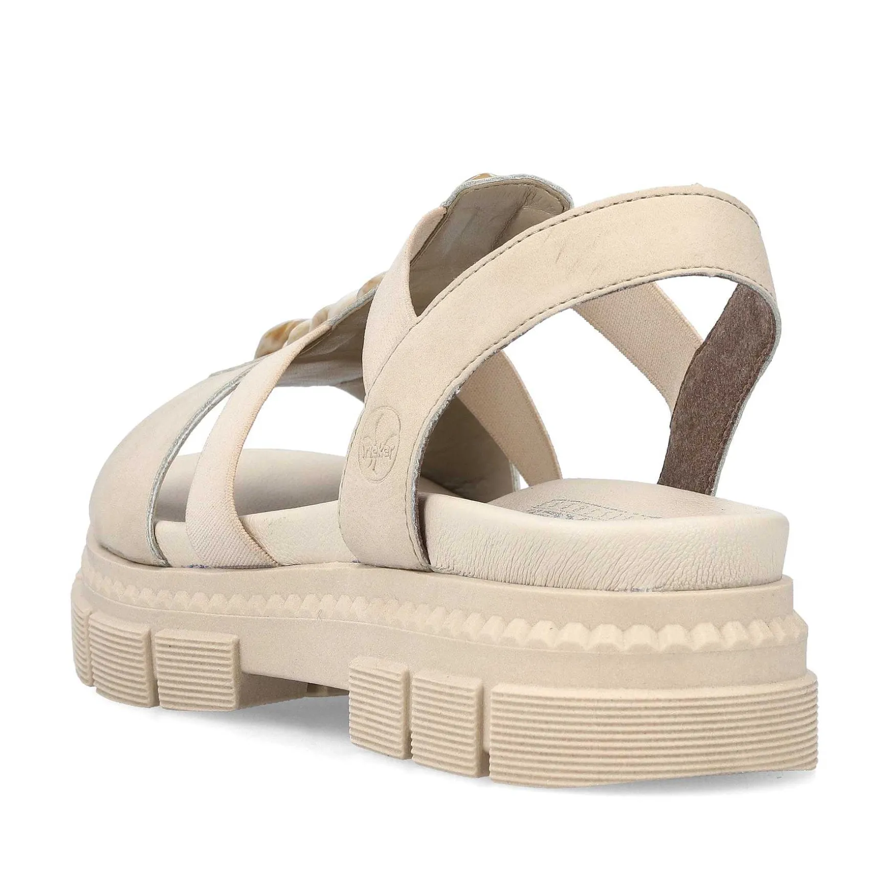 Rieker Women'S Strappy Sandals Light Beige