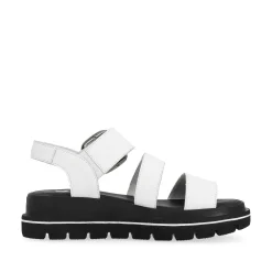 Rieker Women'S Strappy Sandals Pearl White