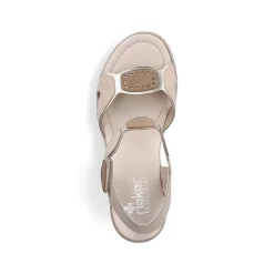Rieker Women'S Strappy Sandals Light Beige