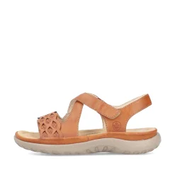 Rieker Women'S Strappy Sandals, Nut Brown