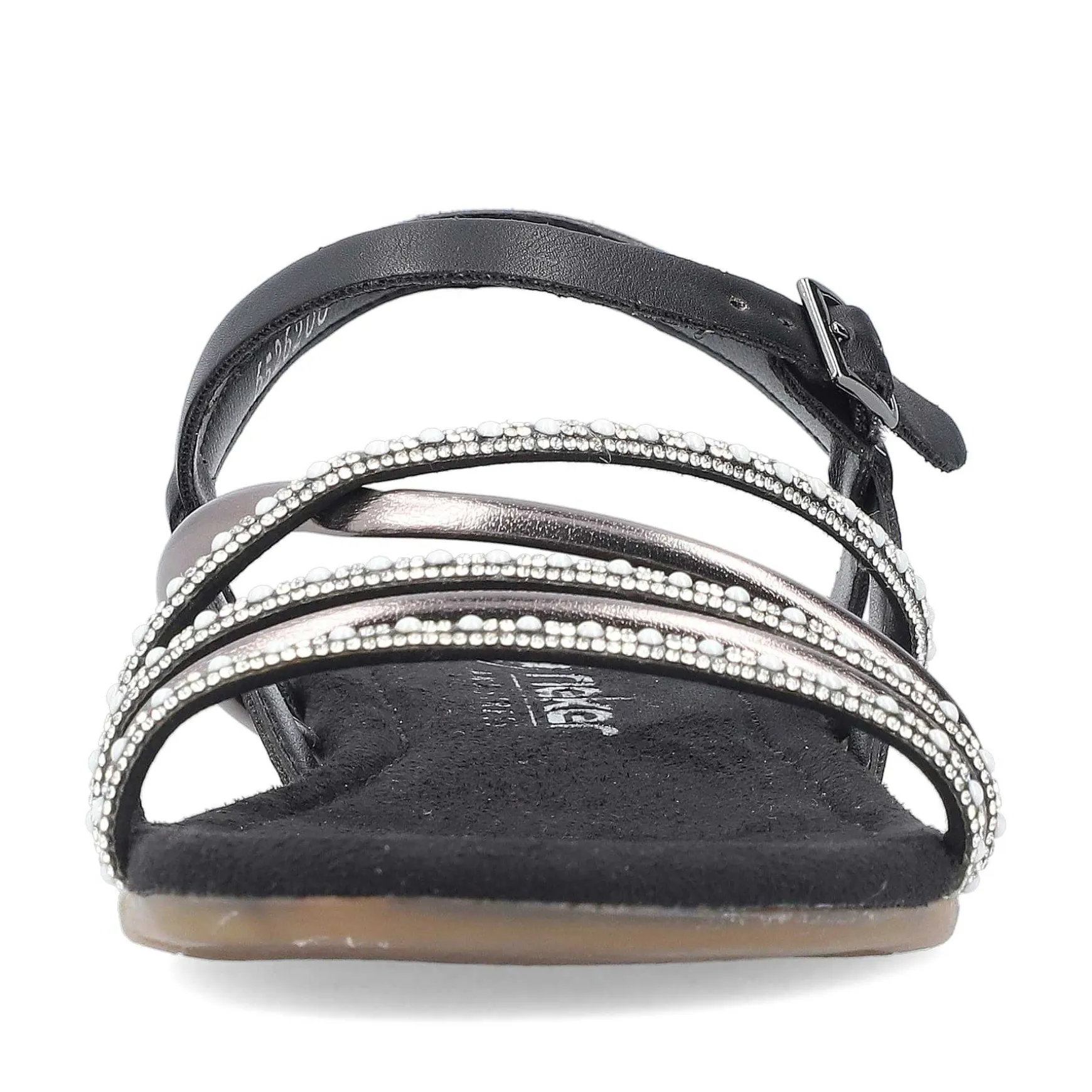 Rieker Women'S Strappy Sandals Jet Black