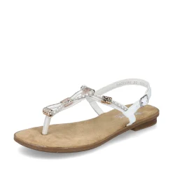 Rieker Women'S Strappy Sandals In Crystal White