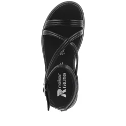 Rieker Women'S Strappy Sandals Noir