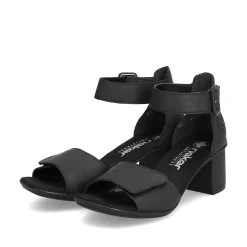 Rieker Women'S Strappy Sandals Jet Black