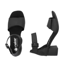 Rieker Women'S Strappy Sandals Jet Black