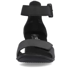 Rieker Women'S Strappy Sandals Jet Black