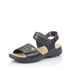 Rieker Women'S Strappy Sandals Night Black