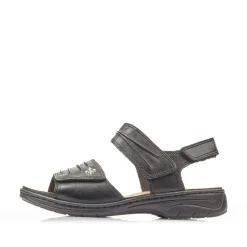Rieker Women'S Strappy Sandals Night Black