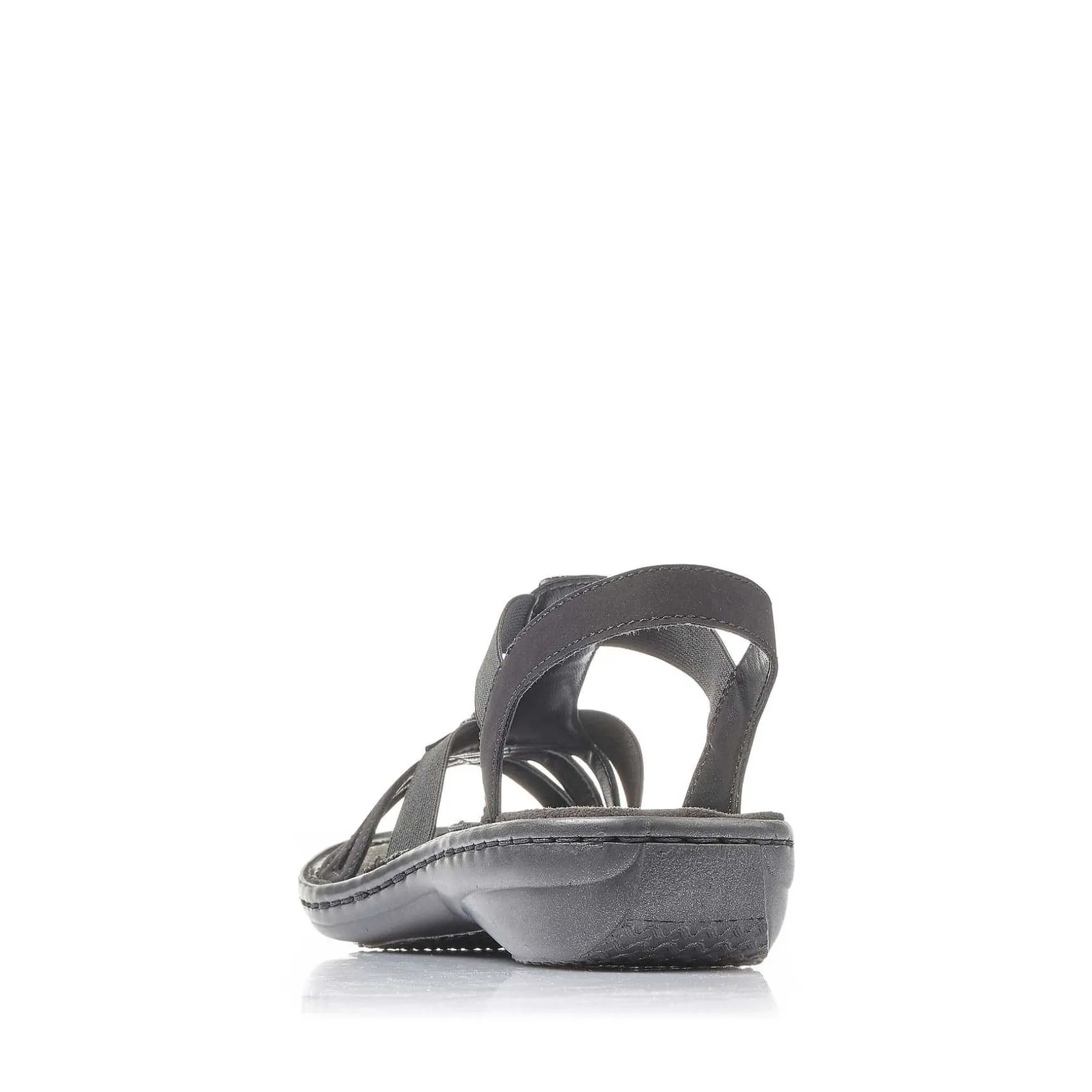 Rieker Women'S Strappy Sandals Night Black