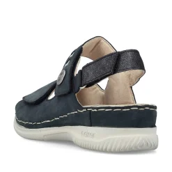 Rieker Women'S Strappy Sandals Steel Blue