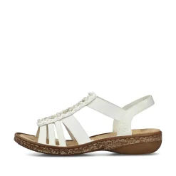 Rieker Women'S Strappy Sandals Light Beige