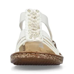 Rieker Women'S Strappy Sandals Light Beige