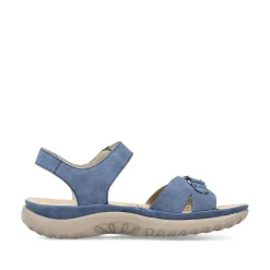 Rieker Women'S Strappy Sandals Azure Blue