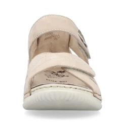 Rieker Women'S Strappy Sandals Light Beige