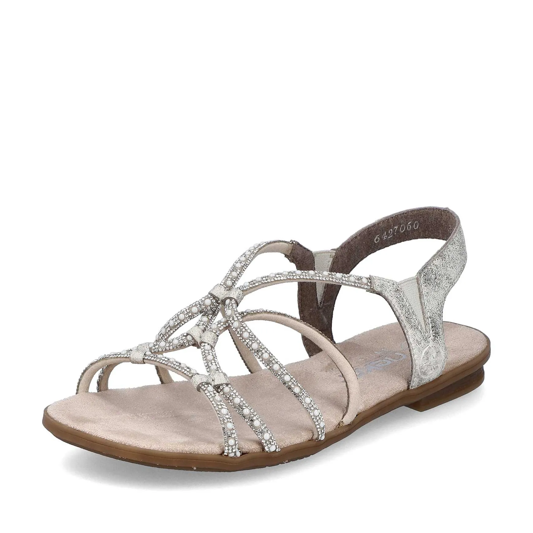 Rieker Women'S Strappy Sandals Light Beige