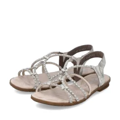 Rieker Women'S Strappy Sandals Light Beige