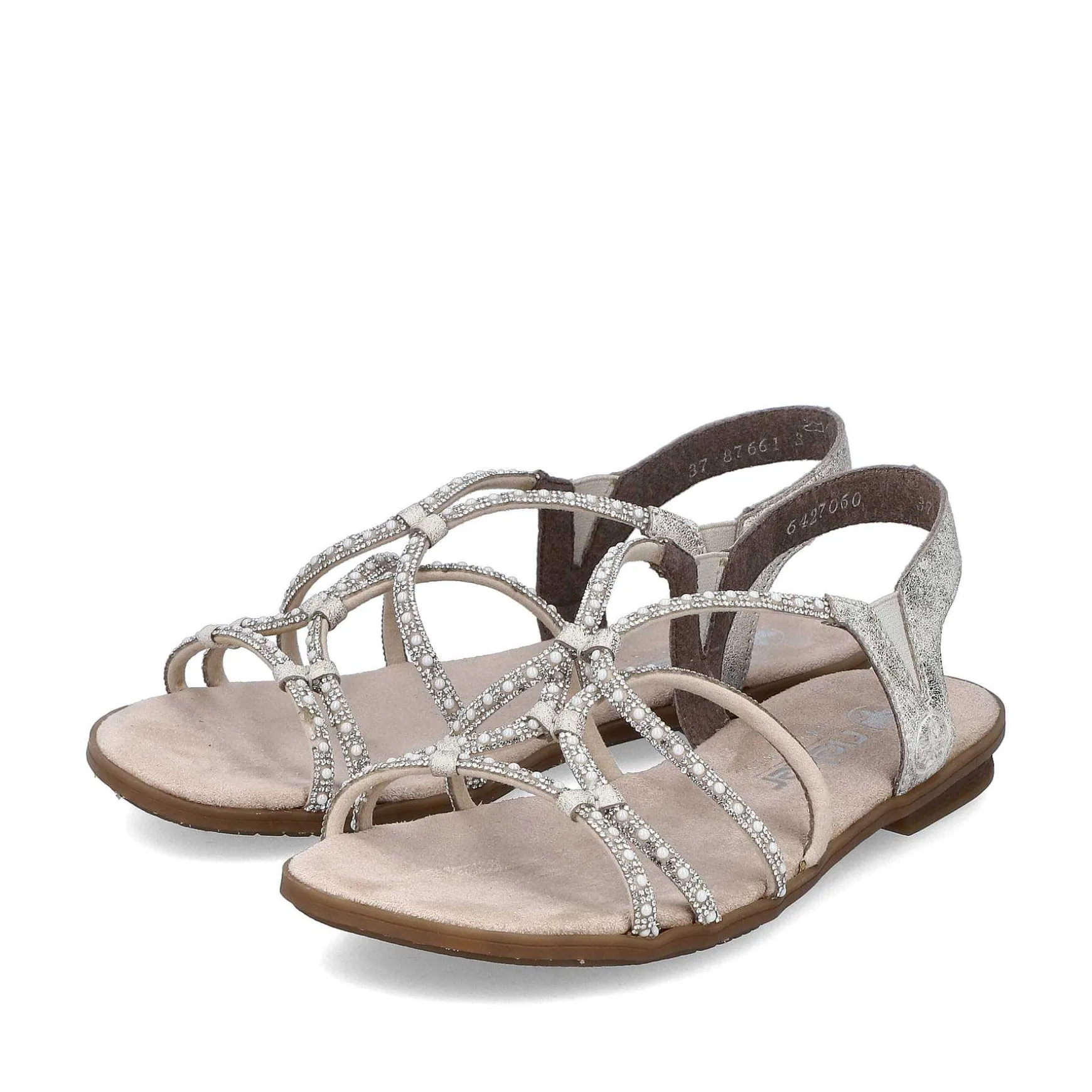 Rieker Women'S Strappy Sandals Light Beige
