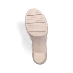 Rieker Women'S Strappy Sandals Cream Beige