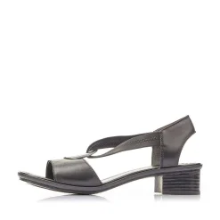 Rieker Women'S Strappy Sandals Night Black