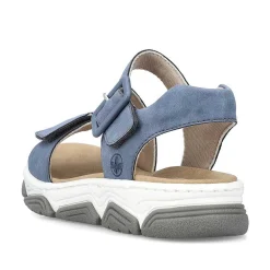 Rieker Women'S Strappy Sandals Slate Blue