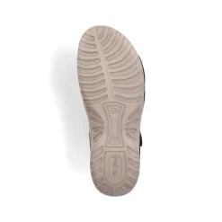 Rieker Women'S Strappy Sandals Night Black