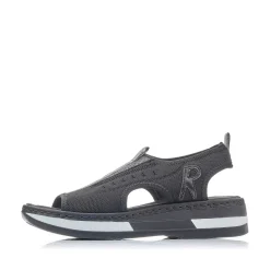 Rieker Women'S Strappy Sandals Night Black