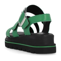Rieker Women'S Strappy Sandals Emerald Green