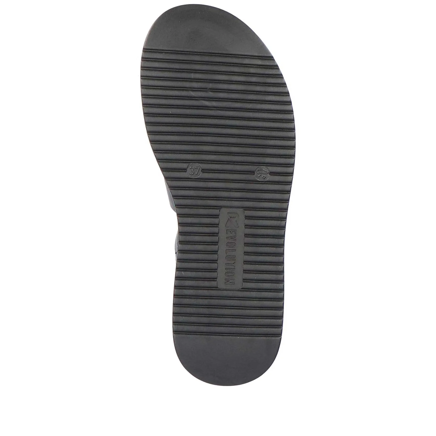 Rieker Women'S Strappy Sandals Night Black