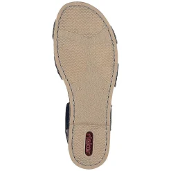 Rieker Women'S Strappy Sandals Pacific Blue