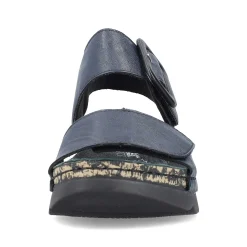 Rieker Women'S Strappy Sandals Steel Blue