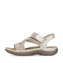Rieker Women'S Strappy Sandals Cream Beige