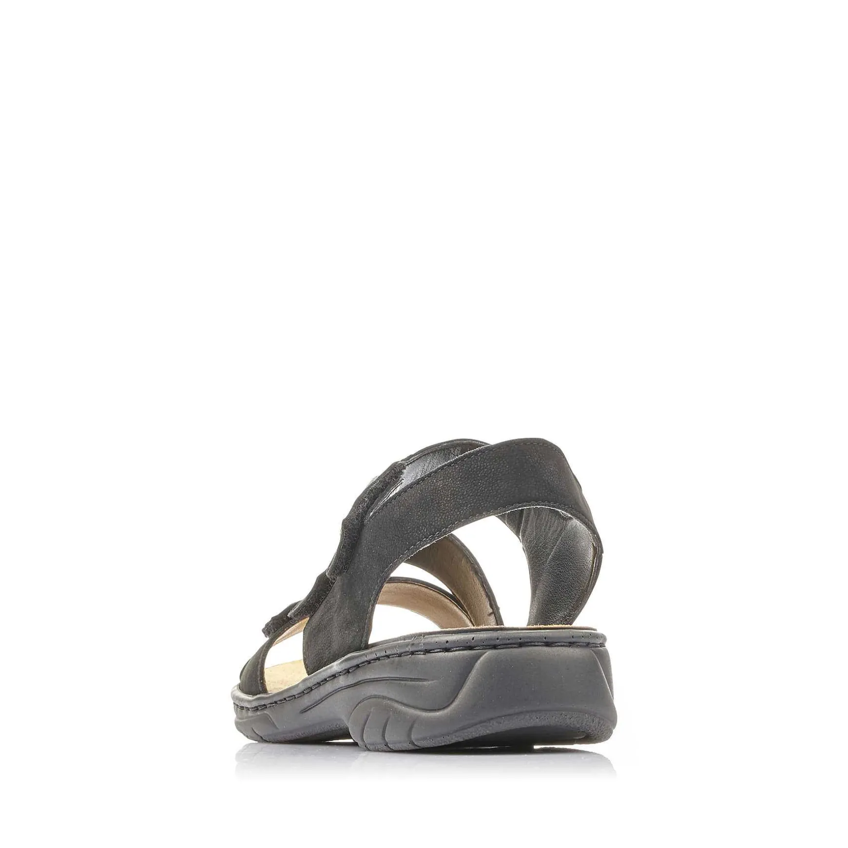 Rieker Women'S Strappy Sandals Jet Black