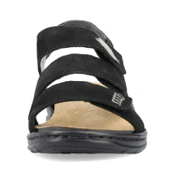 Rieker Women'S Strappy Sandals Jet Black