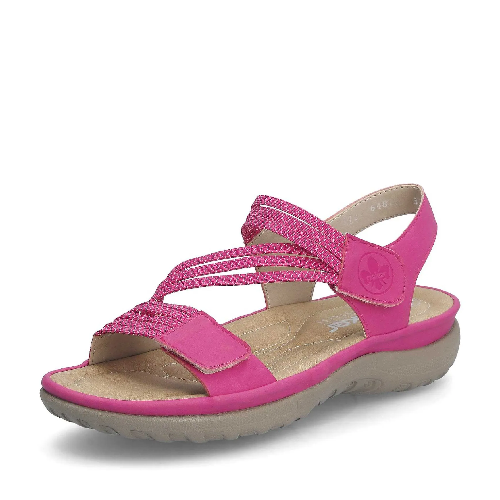 Rieker Women'S Strappy Sandals Pink