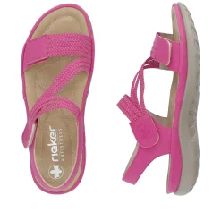 Rieker Women'S Strappy Sandals Pink