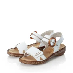 Rieker Women'S Strappy Sandals Pure White