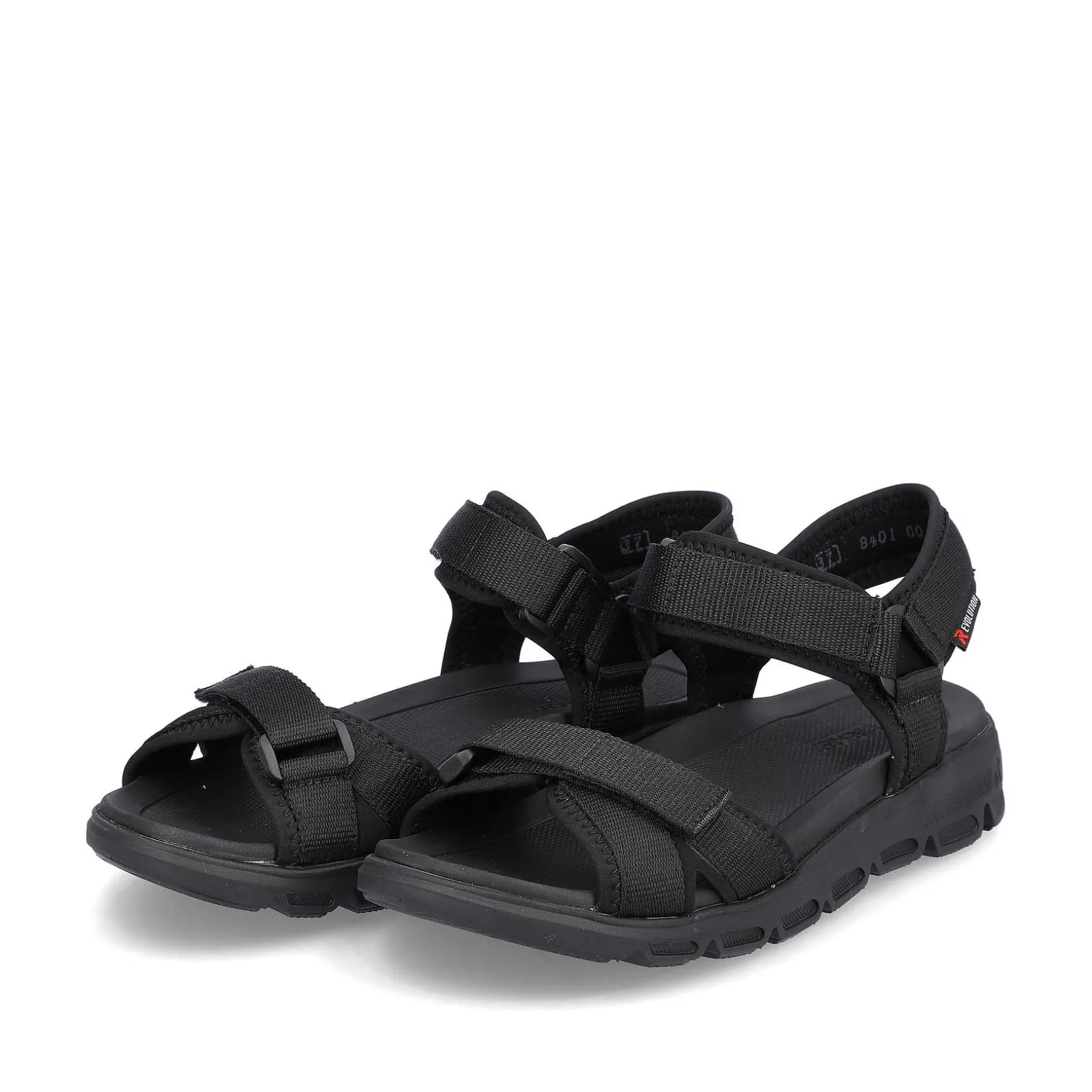 Rieker Women'S Trekking Sandals Deep Black
