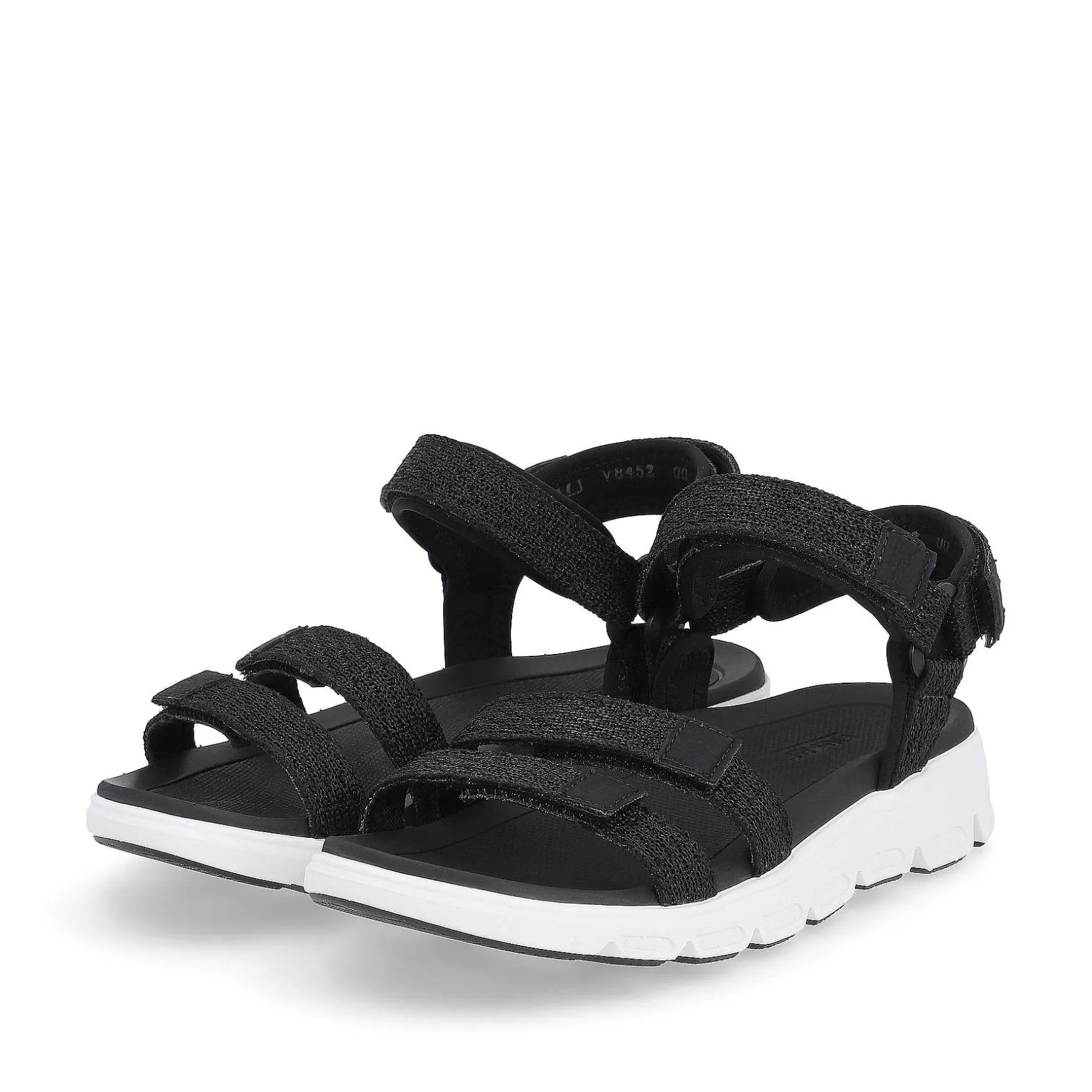 Rieker Women'S Trekking Sandals Deep Black