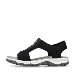 Rieker Women'S Trekking Sandals Jet Black